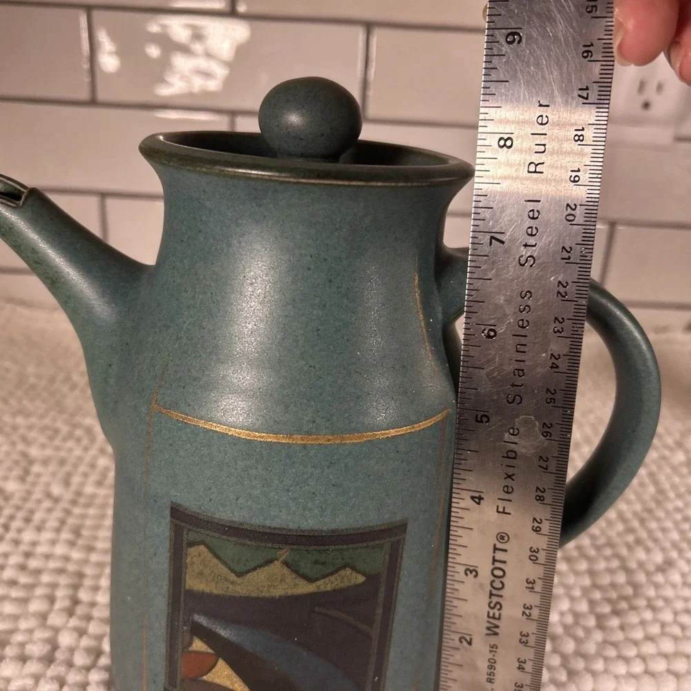 Handmade Pottery Teapot by Paul Laird Green 8
